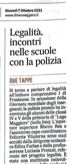 2021 ottobre legalità ilmessaggero