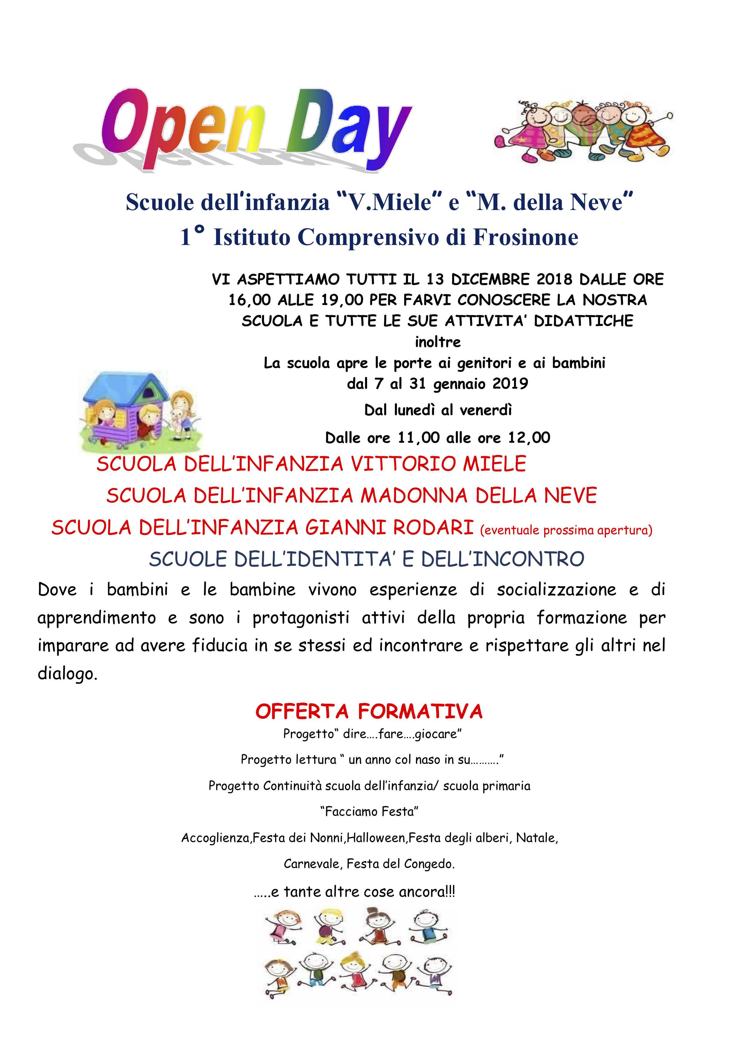 OPEN DAY 2019