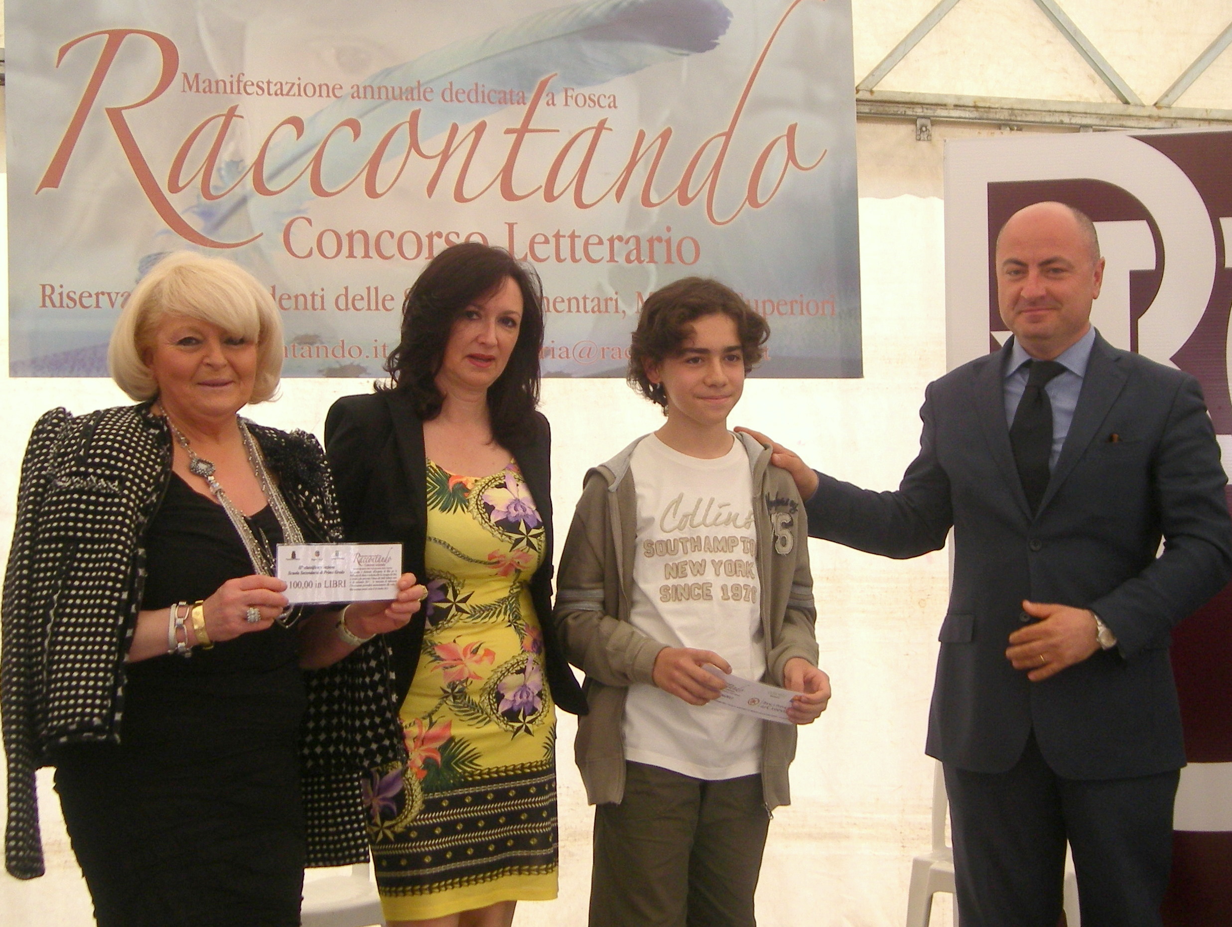 raccontando immagine premiazione