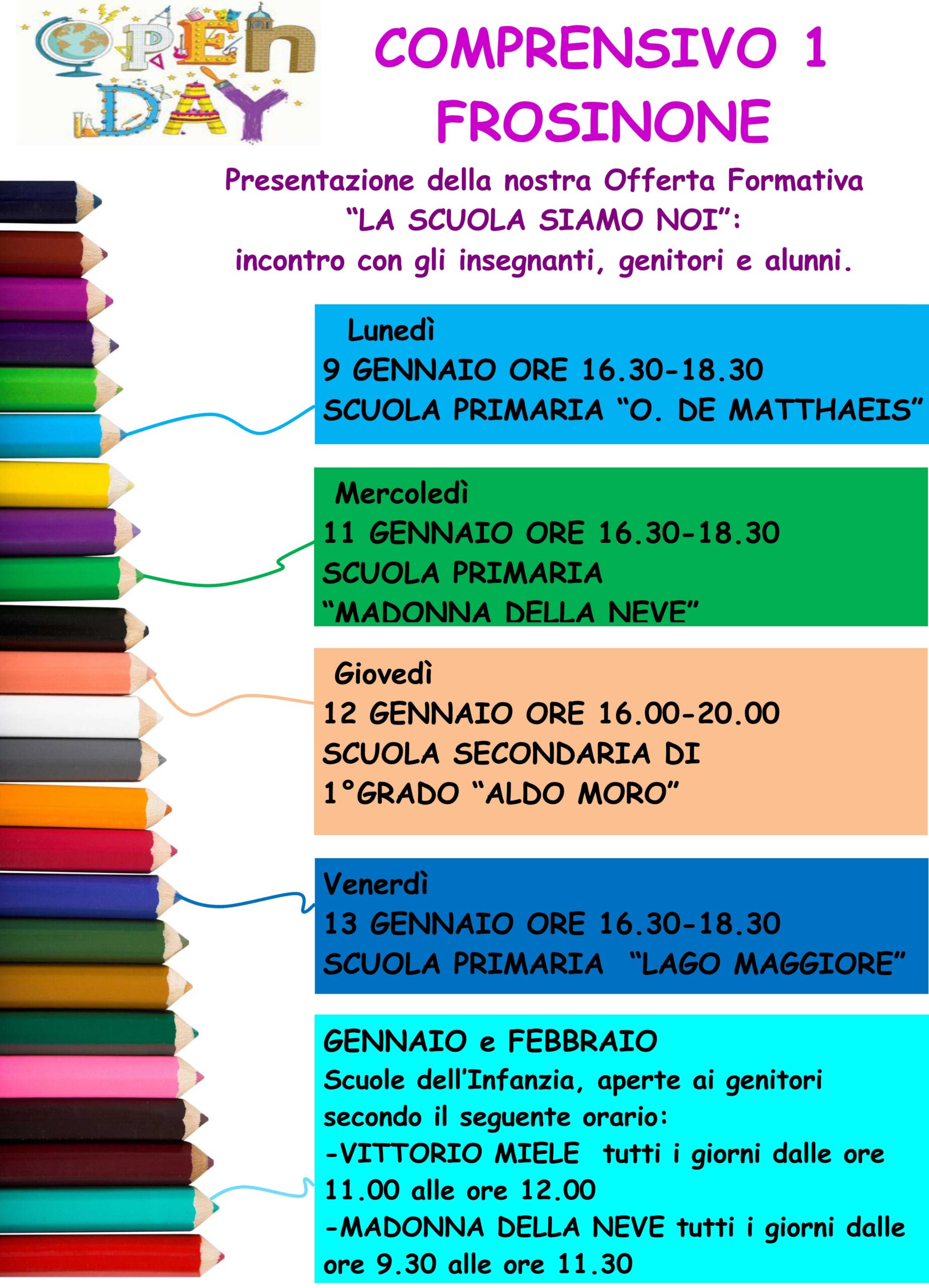 Locandina Openday