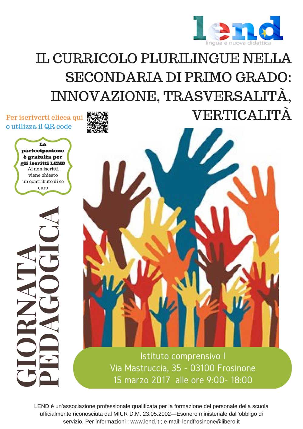 locandina lend 2017