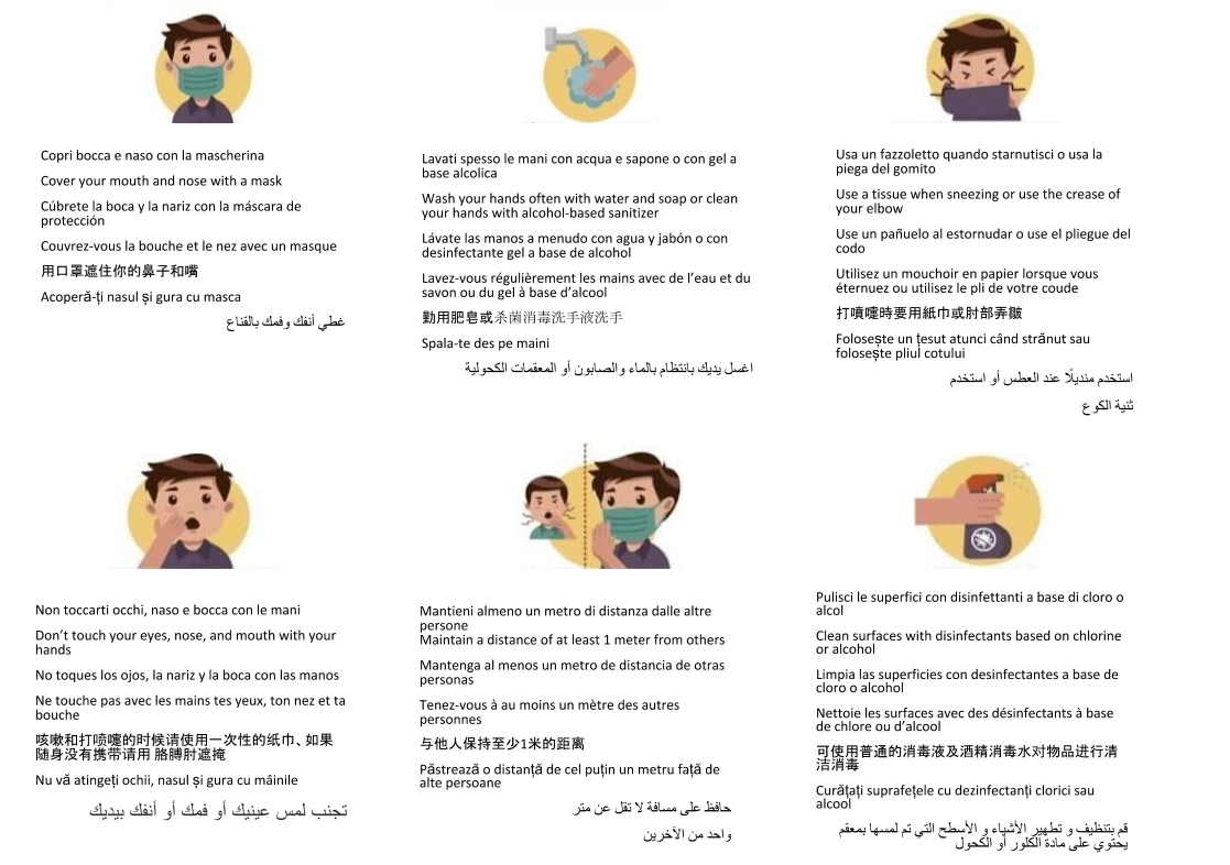 info covid multilingue