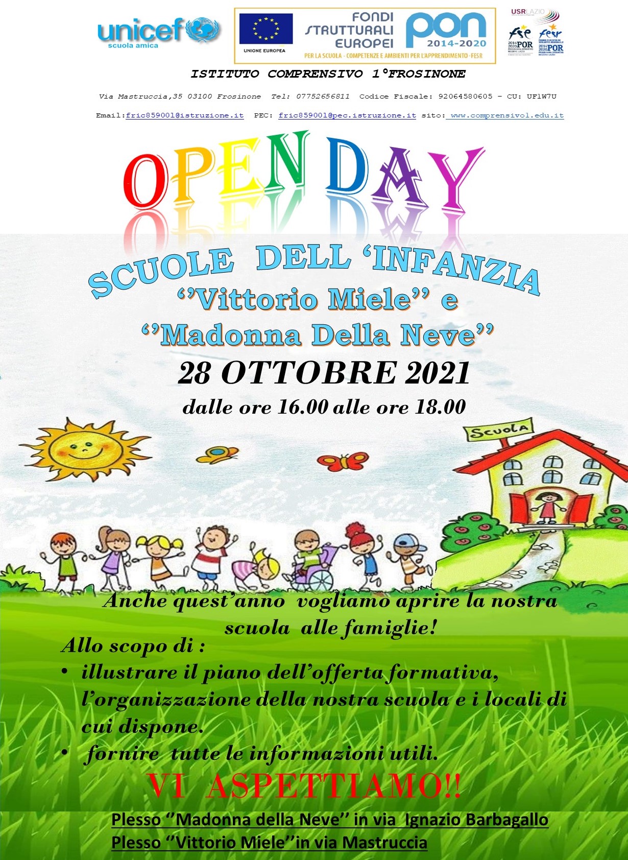 infanzie aperte 2021