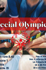 locandina della manifestazione Special Olympics