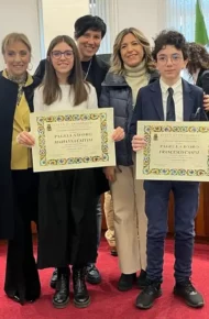 i ragazzi premiati con la pagella d'oro 2024