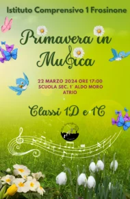 locandina della festa di primavera 2024
