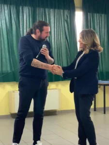 foto dell'incontro con l'autore rossi