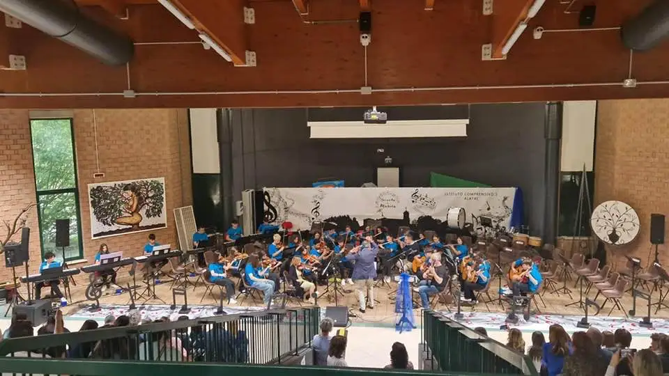 foto dell'orchestra durante la rassegna