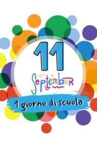 logo del primo giorno di scuola