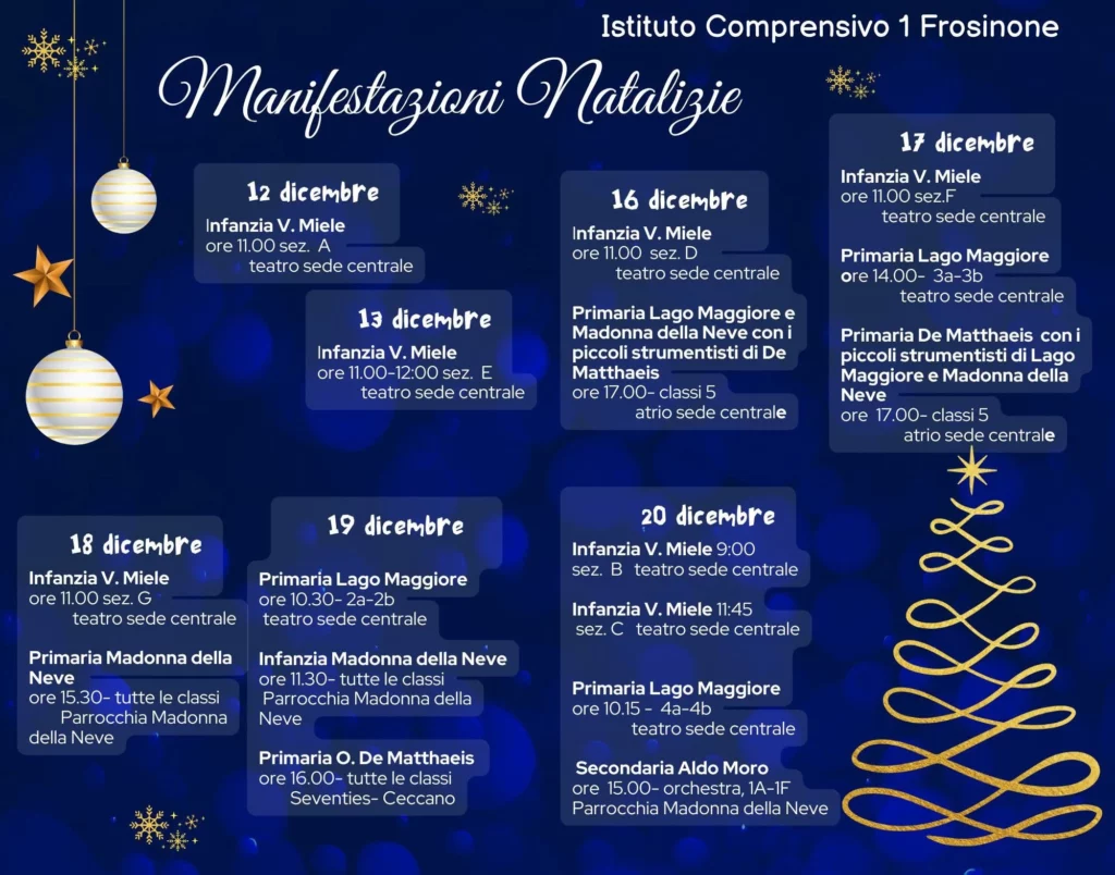 appuntamenti del Natale  2024